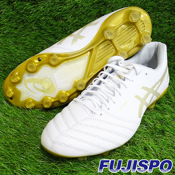 アシックス DSライト X-FLY PRO asics 【サッカー・フットサル】 シューズ サッカースパイク ホワイト×リッチゴールド  (1101A025-122) : 1101a025-122 : フジスポYahoo店 - 通販 - Yahoo!ショッピング