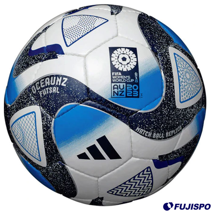 アディダス オーシャンズ フットサル adidas 【サッカー・フットサル】 ボール フットサルボール 4号球 ホワイト×ブルー (AFF470)