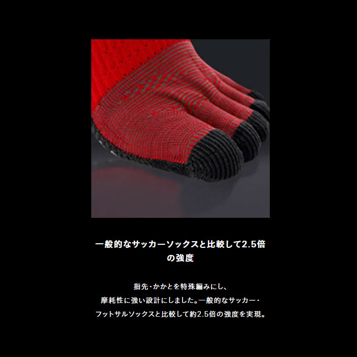 タビオ フットボール 5本指 ソックス + ノンスリップバンド 2点