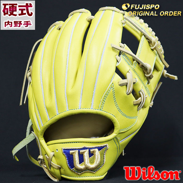 ウィルソン 硬式 オーダー グラブ フジスポオリジナルオーダー 87型 外崎モデル ウィルソン Wilson 【野球・ソフト】グローブ 内野 右投げ  (W2303BLONDE-10) : w2303blonde-10 : フジスポYahoo店 - 通販 - Yahoo!ショッピング