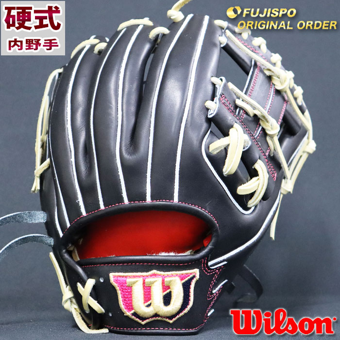 ウィルソン 硬式 オーダー グラブ フジスポオリジナルオーダー 86型 ウィルソン Wilson 【野球・ソフト】グローブ 内野 右投げ  (W2303BLONDE-5K) : w2303blonde-5k : フジスポYahoo店 - 通販 - Yahoo!ショッピング