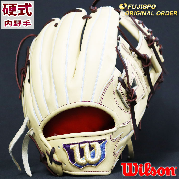 Wilson DUAL 投手用 軟式 D1型 Sタン オーダーグラブ エアフロー 早春