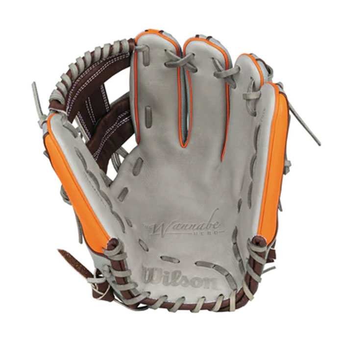 ウィルソン 軟式 カラー グラブ ワナビーヒーロー デュアル 内野手用 87型 Wilson 【野球・ソフト】 一般 大人 右投げ用  (WBW1011-87GATA)