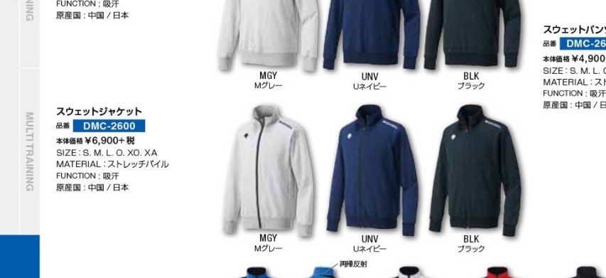 DESCENTE ネイビージャケット Oサイズ 4549078852426_2.jpg
