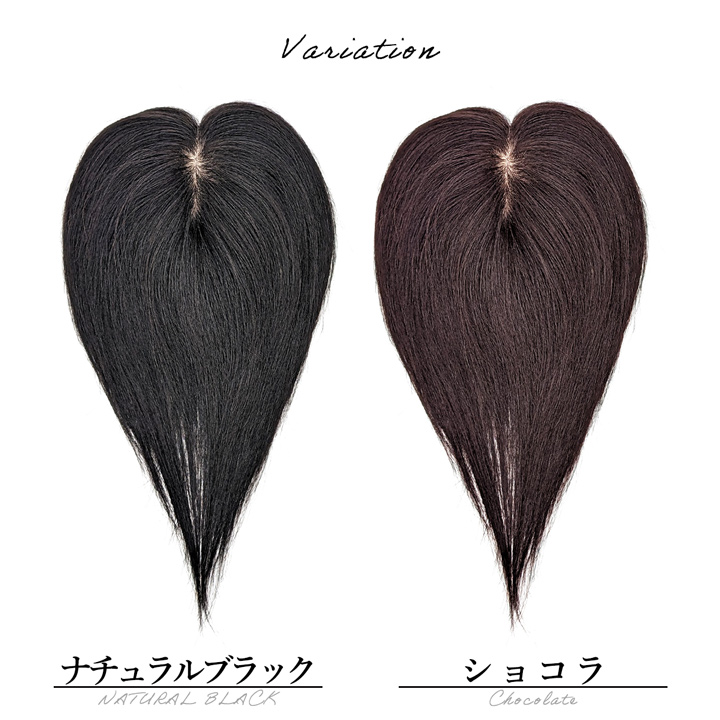 部分ウィッグ 人毛 100% ヘアピース 総手植え つむじ 11×14cm ウィッグ バレない エクステ かつら 自然 医療用の画像