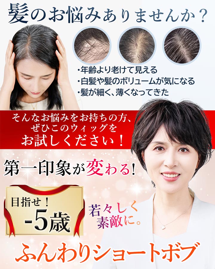 シニア向け　ショートヘアーウィッグ 値段相談をお受けいたします ウィッグ シニア 中高年 かつら 自然 人工毛 耐熱 フルウィッグ 白髪