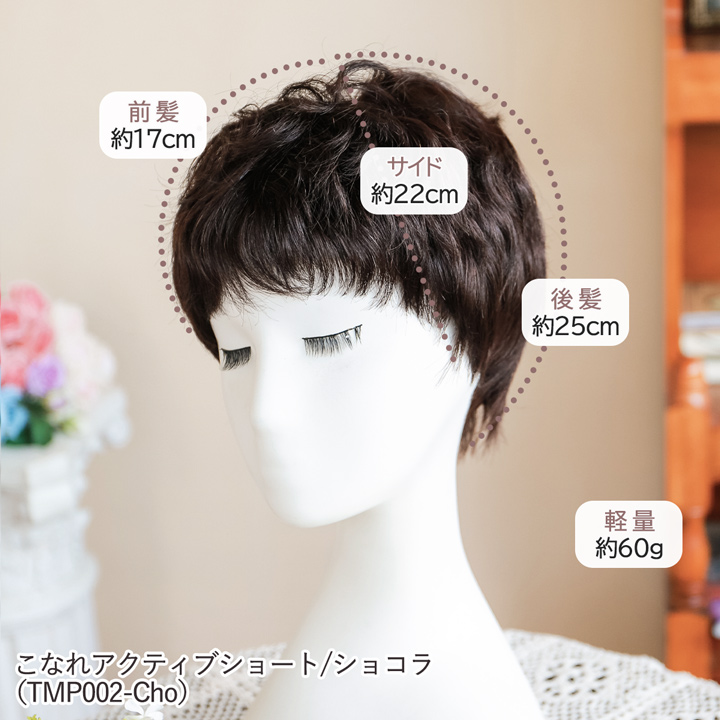 【売切セール 返品交換不可】 ウィッグ 自然 人毛 100% フルウィッグ 手植え 白髪隠し 薄毛 白髪 医療用 かつら【こなれアクティブショート】 | TefuRe | 17