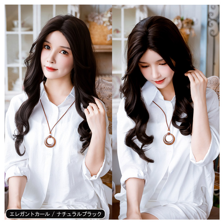 エクステ ワンタッチ ヘアピース 部分ウィッグ ボリューム ロング