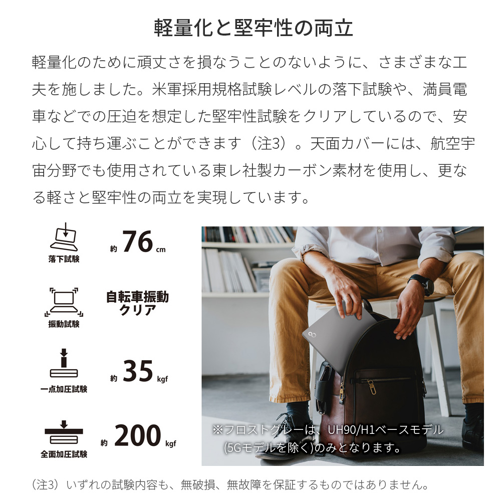 ノートパソコン 新品 富士通 LIFEBOOK UH WU2/H1 【5G/LTE対応】 14.0 