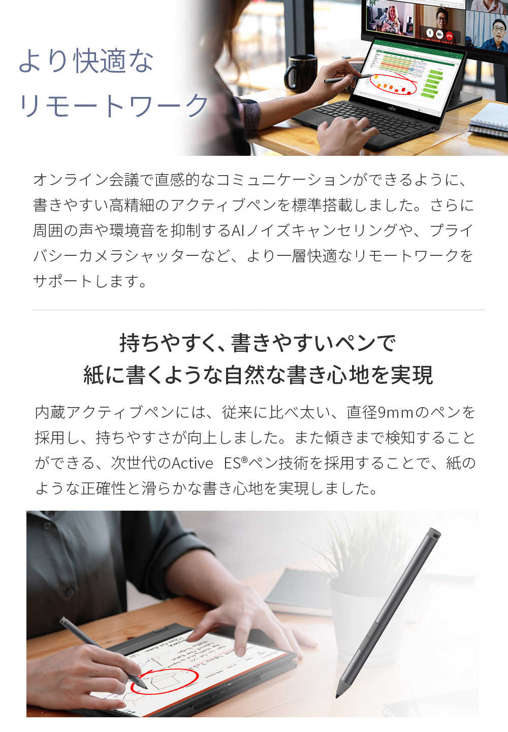 ノートパソコン 新品 富士通 LIFEBOOK UH WU3/H2 【2in1】 13.3型