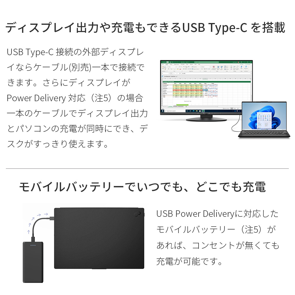 ノートパソコン 新品 富士通 LIFEBOOK UH WU-X/H1 【超軽量】 14.0型 Windows11 Home Core i5 メモリ8GB SSD256GB Officeなし PP_WUXH1_A001｜fujitsu-fmv｜09