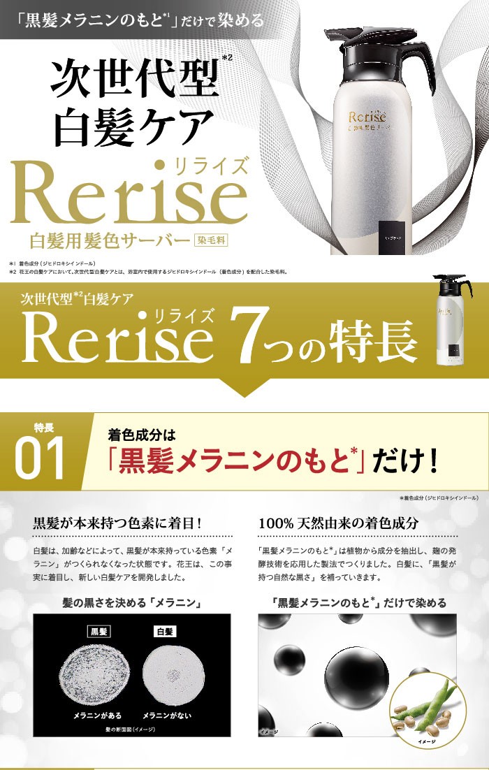 リライズ 白髪染め リ ブラック 付替 190g 3個セット ふんわり仕上げ 白髪 白髪染 ヘアカラー クリーム カラー 男性 メンズ セルフ Ko 花王 T 富士薬品paypayモール店 通販 Paypayモール