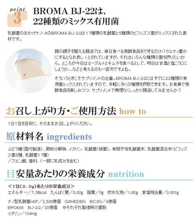 乳酸菌のおかげナノ・A 乳酸菌 ビフィズス菌 腸内環境