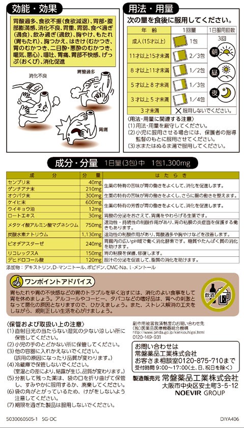 トキワ胃腸薬 16包 胃薬 食欲不振 消化不良 胃もたれ 置き薬 配置薬 大阪 常盤薬品工業 第2類医薬品 001 くすりと酵素酢の健康学園 通販 Yahoo ショッピング