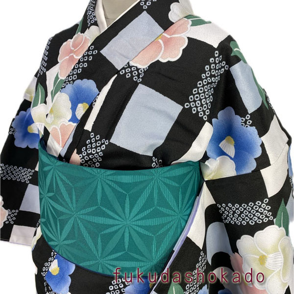 ⚫︎mk-0003 振袖　洗える着物　身丈171 裄68.5　M-12-19 ⚫︎mk-0003 振袖 洗える着物 身丈171 裄68.5 M-12-19 レディース