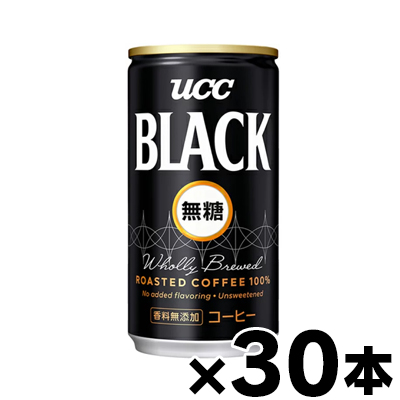 Yahoo! Yahoo!ショッピング(ヤフー ショッピング)（送料無料） UCC BLACK ブラック 無糖 185ml×30本 （※お取り寄せ品） （6510）