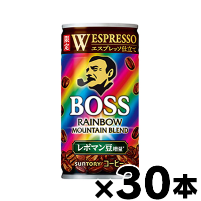 Yahoo! Yahoo!ショッピング(ヤフー ショッピング)サントリー ボス レインボーマウンテンブレンド 185g 缶×30本（※お取り寄せ品）（6510）　