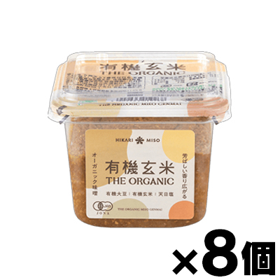 Yahoo! Yahoo!ショッピング(ヤフー ショッピング)（送料無料!） ひかり味噌 THE ORGANIC 有機玄米 400g×8個