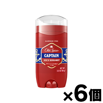 【送料無料!】 オールドスパイス フレグランスバー キャプテン(3oz/85g)×6個  (※正規輸入品)　0037000734130*6 Old Spice（オールドスパイス） （送料無料!） フレグランスバー
