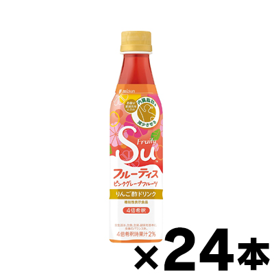 （送料無料！） ミツカン フルーティス ピンクグレープフルーツ 350ml×24本 :712 7006 024:ドラッグフォーユーネットショップ