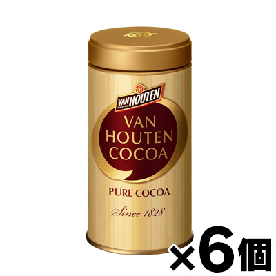 （送料無料!） 片岡物産　バンホーテン　ピュアココア　200g×6個 (※お取り寄せ品)　