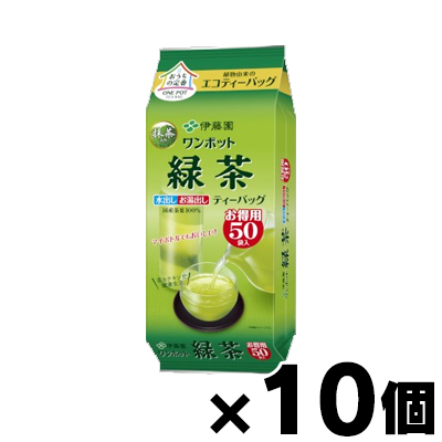 Yahoo! Yahoo!ショッピング(ヤフー ショッピング)（送料無料！） 伊藤園 ワンポットエコティーバッグ 抹茶入り緑茶 50袋×10個