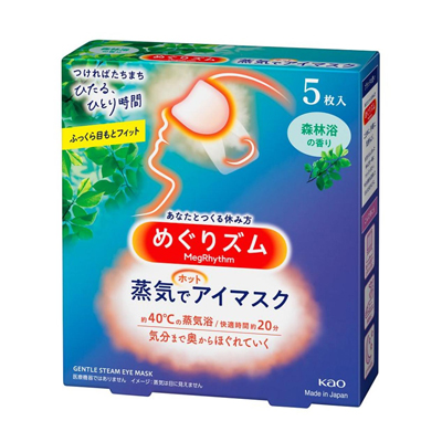 Yahoo! Yahoo!ショッピング(ヤフー ショッピング)めぐりズム　蒸気でホットアイマスク　森林浴の香り　５枚入り　