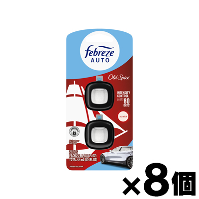 （送料無料!） ファブリーズ・カークリップ オールドスパイス オリジナル 2個パック (0.14oz/4.4ml)×8個 (※正規輸入品)