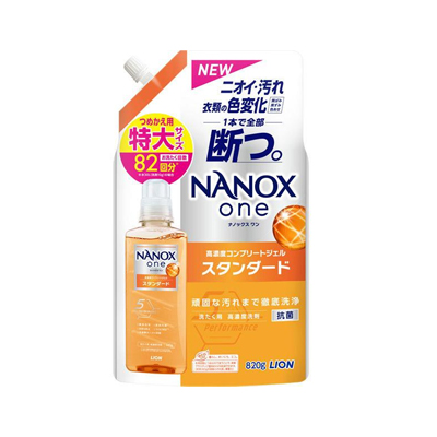 ライオン NANOX one（ナノックス ワン）スタンダード つめかえ用 特大 820g｜fukuei