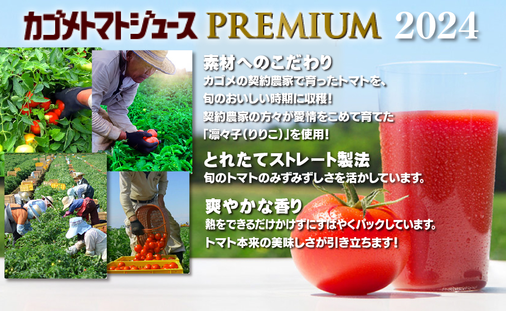 カゴメ トマトジュース （送料無料！）2024年産 カゴメトマト