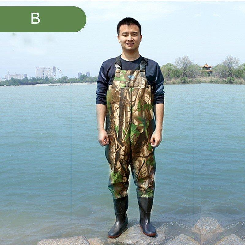 が大特価！防水パンツ 胴長靴 釣り用長靴 防水加工 ファッション 2023 長靴付き ハイウエスト 新品 メンズ 男性用 長ぐつ付き つなぎ  財布、帽子、ファッション小物