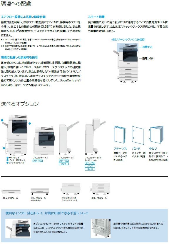 複合機 業務用 本体 Xerox ゼロックス DocuCentre-VI C2264 PFS-4T 4段 カラー23枚/分 モノクロ23枚/分 FAX  プリンタ スキャナ A3 カラー :DCC2263-4-002:複合機NAVI ヤフー店 - 通販 - Yahoo!ショッピング