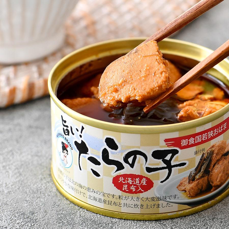 たらの子味付 6缶 北海道産昆布入り おつまみ 缶詰 高級 ギフト