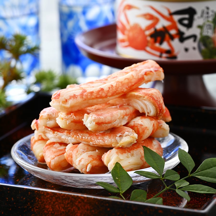 贈答用カニ6缶詰合せギフトセット（B）ずわいがに脚肉100% 2缶+紅