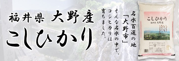 ERIKA 福井県大野産コシヒカリ 精米 18kg ERIKA様専用 福井県大野産コシヒカリ 精米 18kg