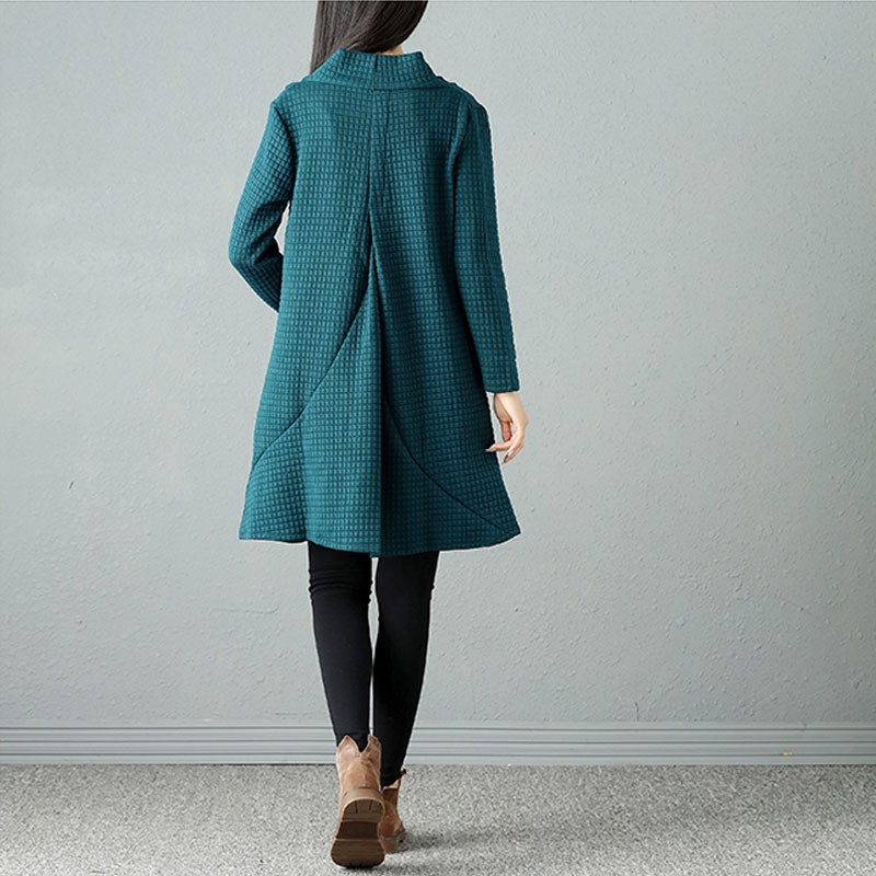 ワンピース レディース ひざ丈ワンピース チュニック デザイン 膝丈