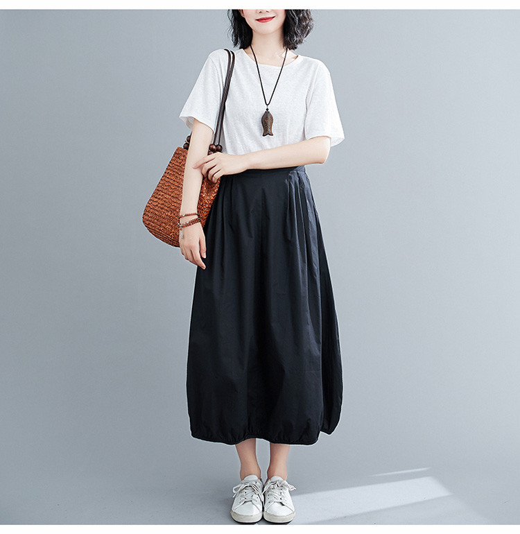 CARVEN カルヴェン　ライトブルーフレアスカートおしゃれ　カワイイ定価9万円 スカート レディース カジュアル ナチュラル バルーンスカート