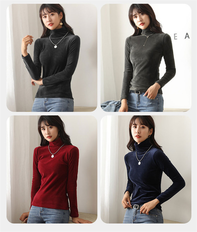 【新品未使用】　ビアズリー ハイネックTシャツ　長袖　ブラック Tシャツ ブラウス トップス プルオーバー 長袖Tシャツ