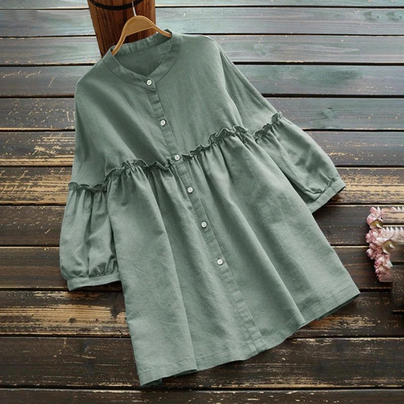 シャツ ブラウス レディース チュニック トップス ロングシャツ