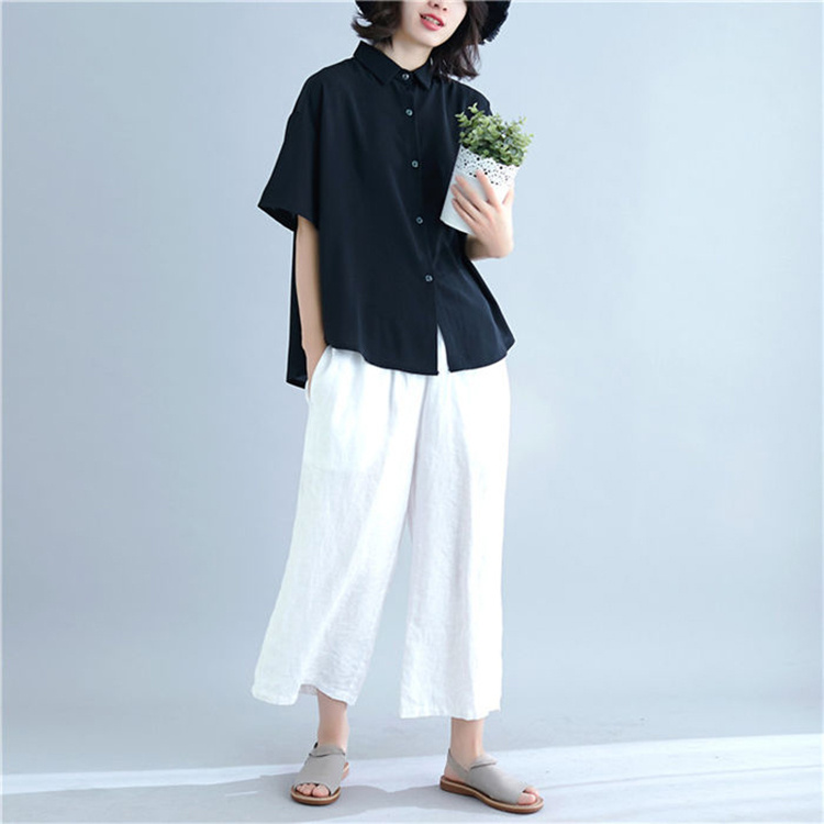 新品未使用AMICA ホワイト フレアシャツ 半袖 半袖シャツ レディース 夏 シャツ 半袖 半そで ブラウス 春夏 トップス