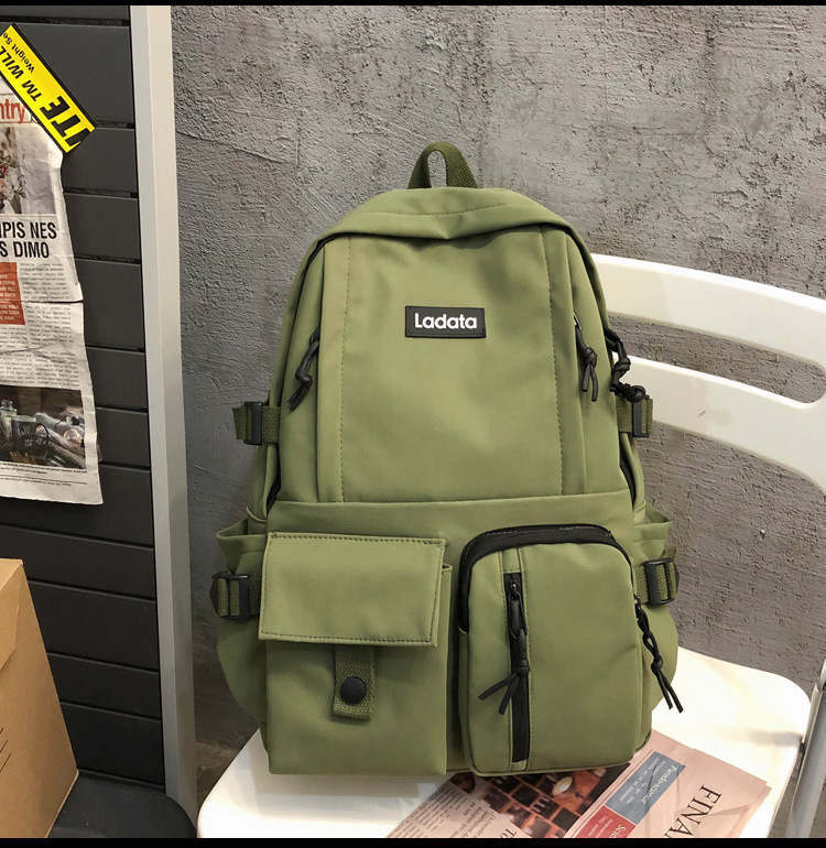 リュック 通学 女子 大容量 防水 レディース バックパック ジュニア 収納 パソコン 軽い 軽量 防水 中学生 高校生 学生 背面ポケット付き |  | 04