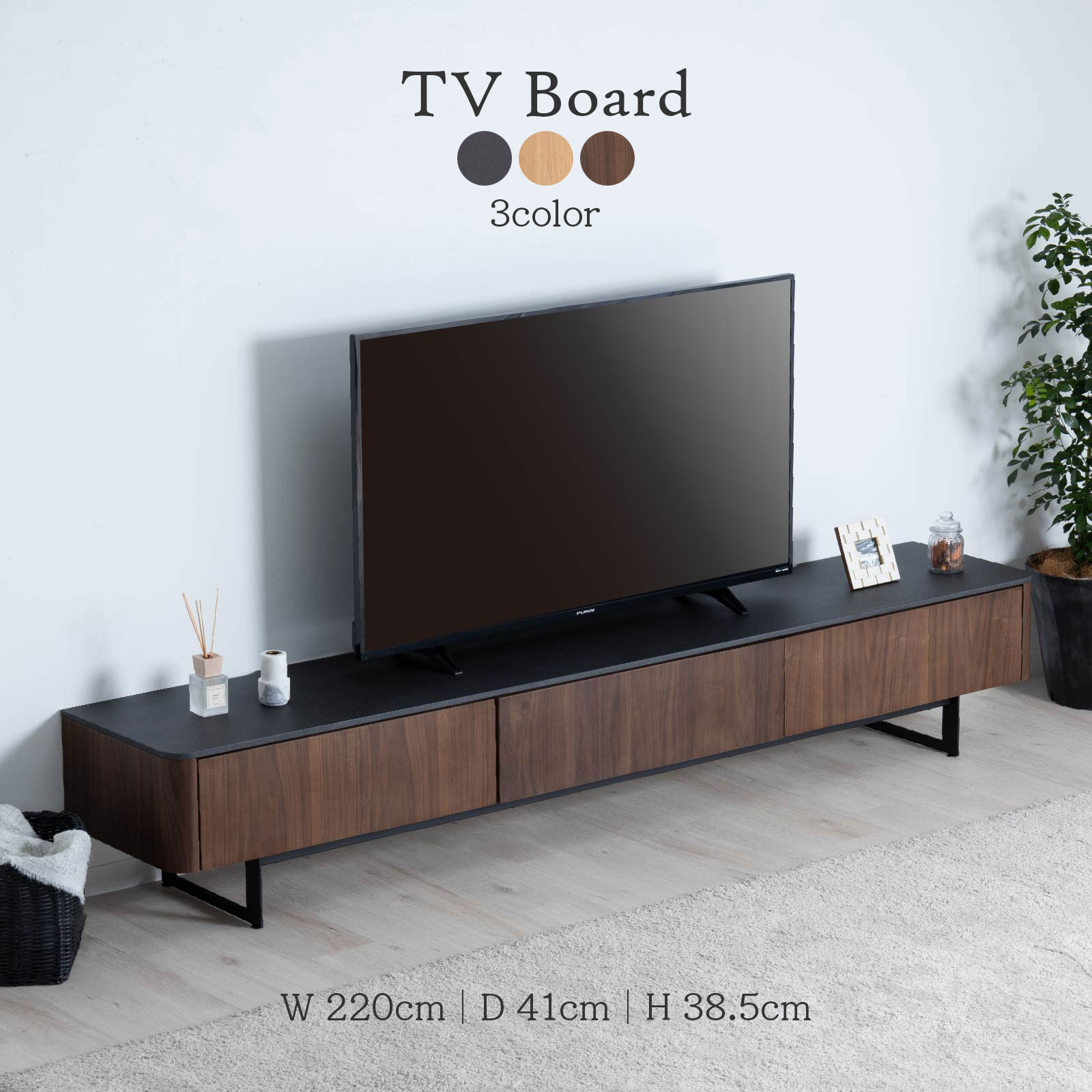 tac INTERIOR テレビ台 テレビボード 幅180 おしゃれ 北欧