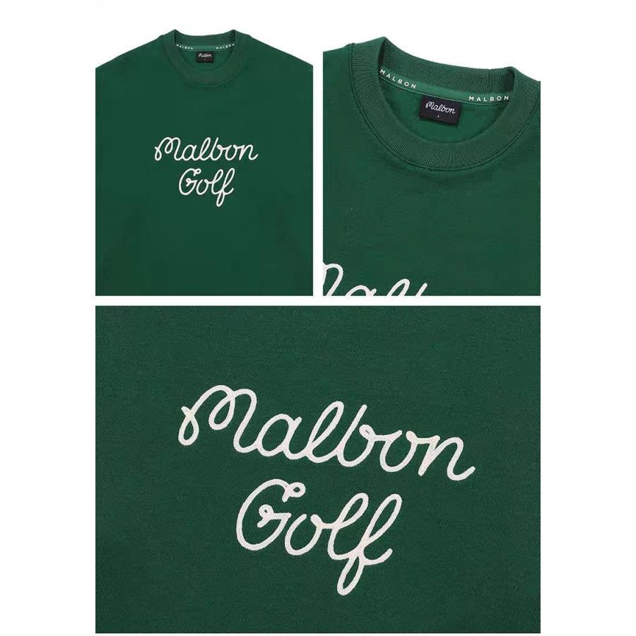 Malbon Golf マルボン ゴルフ クルーネック ゴルフ 普段使い メンズ