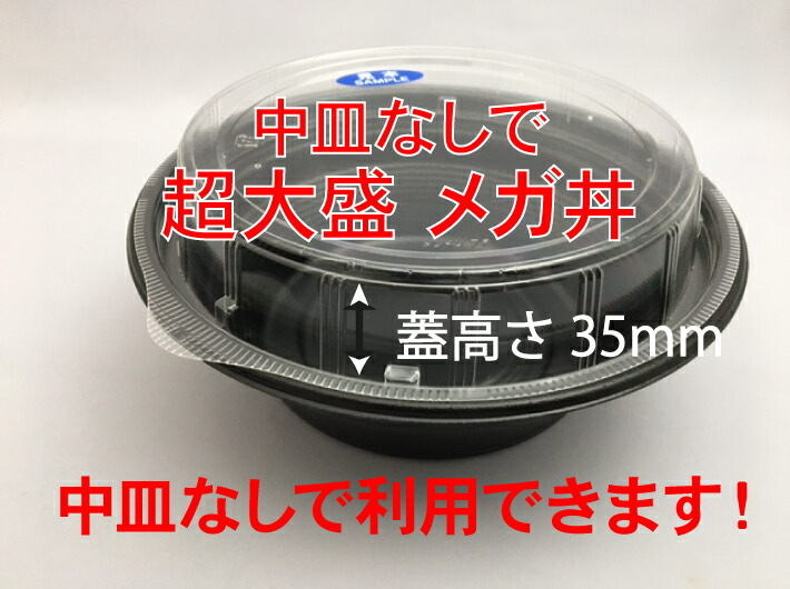 3点セット】どんぶり 麺丼 中皿 蓋 3点セット 212パイ×70(蓋35)mm 1袋