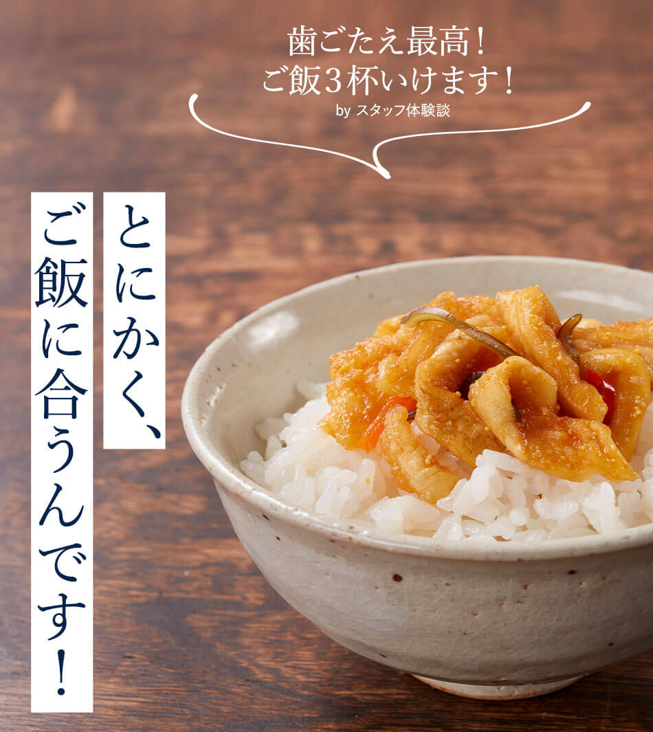 辛子めんたいごぶ漬 100g×3袋セット 公式...の詳細画像5