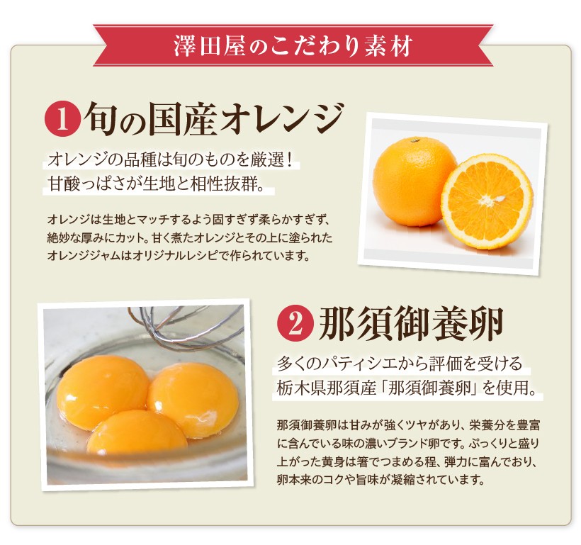 ピュアオレンジケーキ