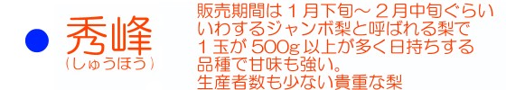 秀峰のページへ移動する♪