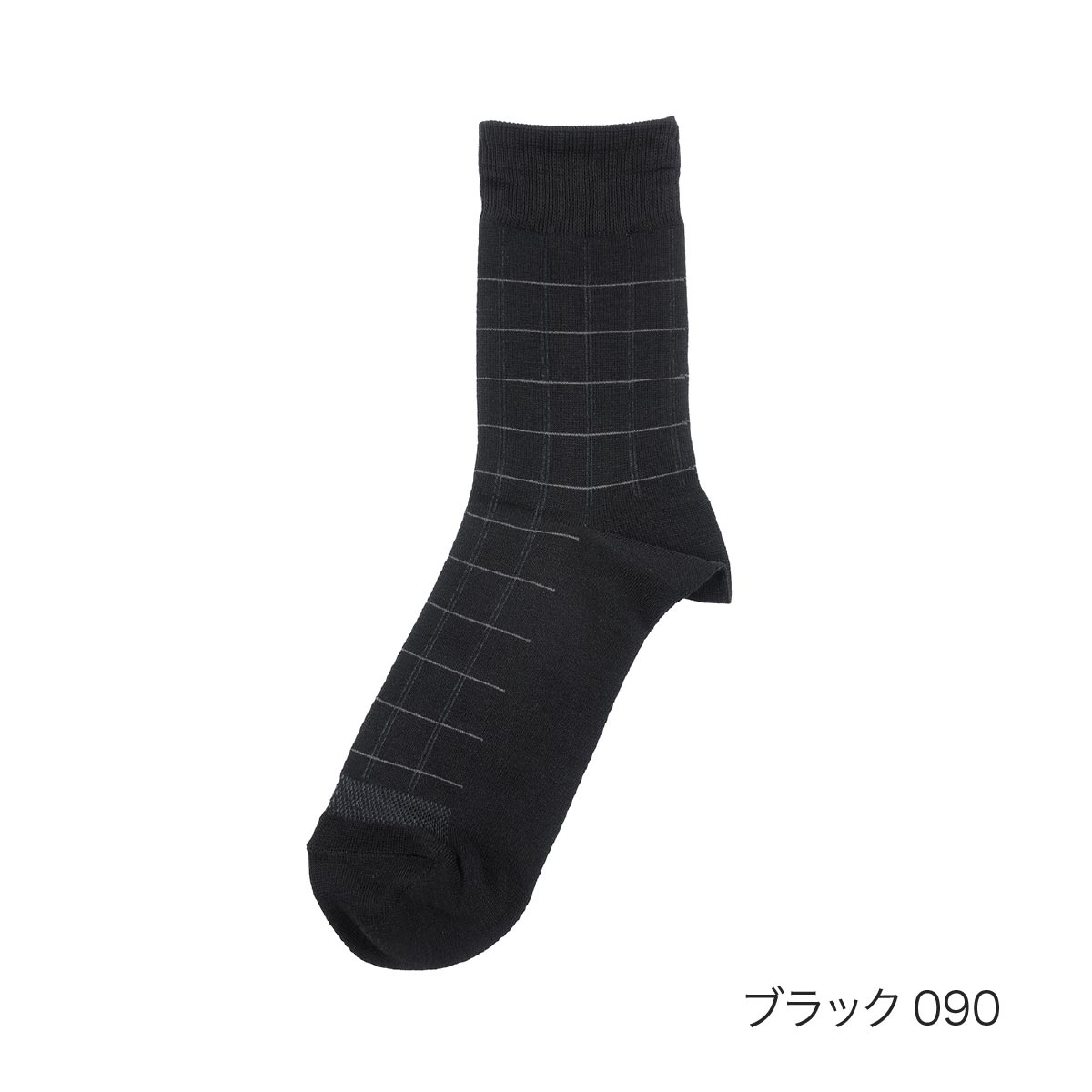 満足(マンゾク) 靴下 クルー丈 格子柄 DRY素材 ダブル消臭 消臭 (33136W)福助 fukuske ふくすけ 爆買 | Fukuske | 01
