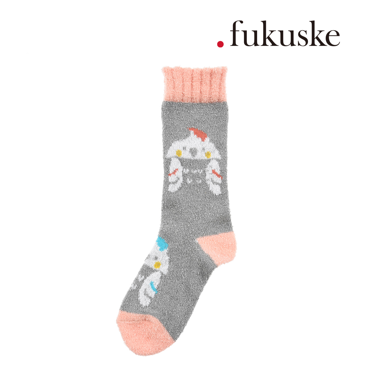 靴下 レディース fukuske オカメインコ モコモコ ルームソックス クルー丈 2230-601 婦人 女性 fukuske フクスケ 福助  公式 :23-2230-601:福助公式オンラインストア 通販 