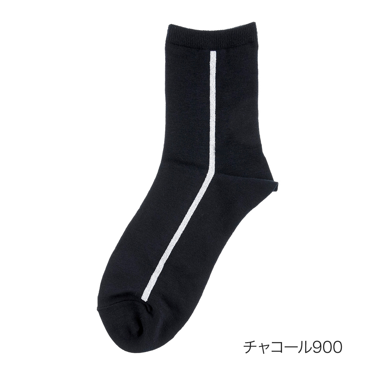 いねすけ 満足 福助 【満足】 靴下 いつでもキレイ魅せ 無地 ハイソックス
